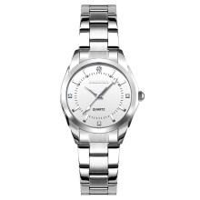 NINSEN Damen-Quarzuhr mit Lederarmband, klassisch-elegant, wasserdicht, analog, ideal für Studentinnen und Frauen, passend zum Partnerlook