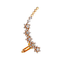 Wmkox8yii Ohrringe für Damen, Blumen-Ohrhaken, All-in-One-Ohrhaken, Ohrclip für Damen ohne Ohrloch