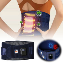 Kabelloses Taillenmassagegerät mit Ladefunktion und Heizplatte zur Unterstützung des Taillenbundes – Intelligenter Taillenwärmer und