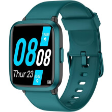 Montre connectée 41 mm, écran tactile, suivi d'activité avec fréquence cardiaque et SpO2, podomètre étanche IP68, compatible iOS et Android