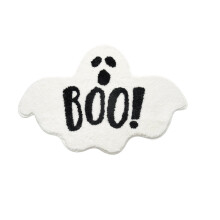 Halloween-Aktion! HKUKY Niedliche Geister-Fußmatte für Halloween, rutschfester, waschbarer Badteppich, gotische Gruseldeko