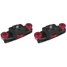 2x Schnellwechselplatte mit Hüftgurtclip und Anti-Shake-Schnellwechselwerkzeug für SLR-Gimbal-Schultergurt-Stativklemme