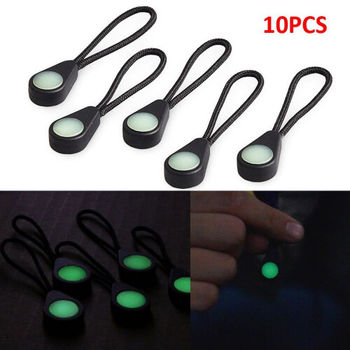 Glow In The Dark Φερμουάρ Ανταλλακτικό Κορδόνι Μπουφάν Παλτό Σακίδιο Πλάτης Σκηνή Μαύρο 1