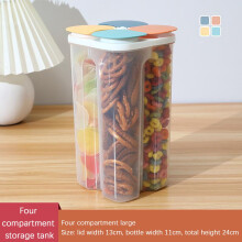 Kayannuo Weihnachtsabverkauf Transparente Vorratsdosen mit Deckel für Getreide, Gläser, Behälter, Trennboxen, Küchenplastik