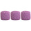 Threadart cotton crochet thread size 3 lilac 3-pack 1