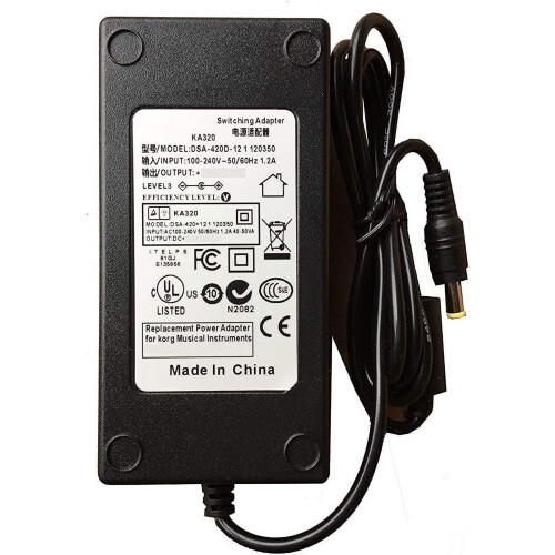 Fonte de alimentação compatível com Korg M-50PA-588 e X-50