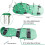 Chaussures d'aérateur de pelouse Donemore avec sangles, à pointes robustes 8