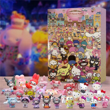 Calendrier de l'Avent Sanrio 2024 - Compte à rebours de Noël - Cadeau de Noël - Calendrier de l'Avent 24 jours pour enfants