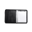Portafoglio organizer in pelle con cerniera, nero 6