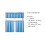 Light Blue Blackout Curtains 3-Piece Set Thermal Insulated 4