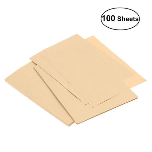 100 φύλλα A5 Vintage κενό χαρτί Kraft Letter Paper Ρετρό χαρτί γραφής