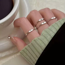 Bague ouverte RSAMD Silver Fashion26Letters AZ pour homme et femme, cadeau pour couple, JewelJO-lettre H