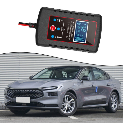 Caricabatterie e mantenitore automatico 12V/6V per moto, auto e ATV. 2