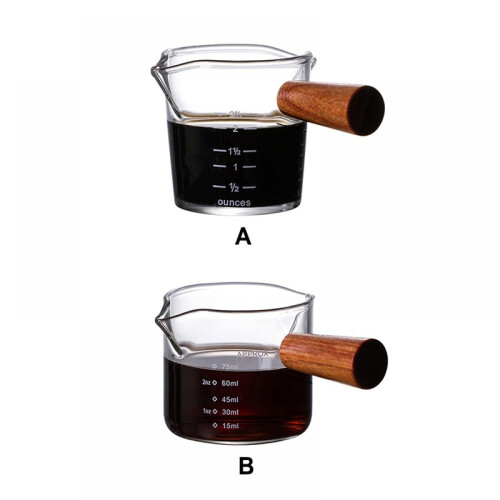 Κύπελλο εσπρέσο από γυαλί Pyrex ETOSHOPY με διπλό στόμιο, κούπα καφέ γάλακτος και