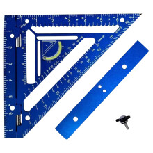 Liquidation ! Équerre de charpentier innovante de 18 cm, gabarit portable, règle de précision pour menuisier, équerre de charpentier