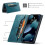 Capa carteira AUTSPACE A01 compatível com iPhone 13 Pro Max - Azul 3