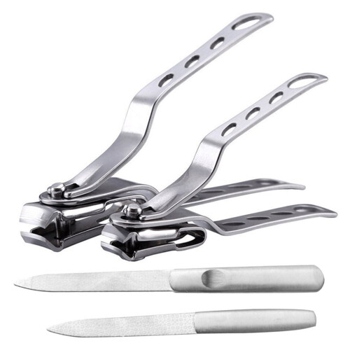 Nail Clippers Set Stainless Steel 4 Pieces