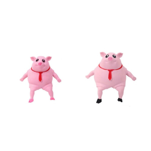 Ροζ γουρούνι Squishy Toy Παιχνίδι ζουμπώματος για γουρούνες Χαριτωμένο γουρούνι 1