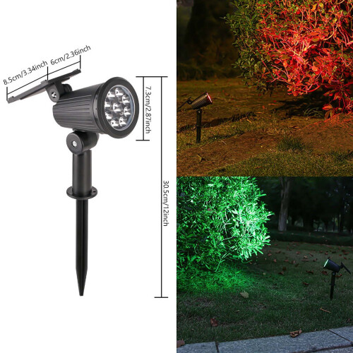 Ηλιακά φώτα Wanfds9LEDs εξωτερικού χώρου, 3 μοντέλα, IPX65 Αδιάβροχα, συμβατά με