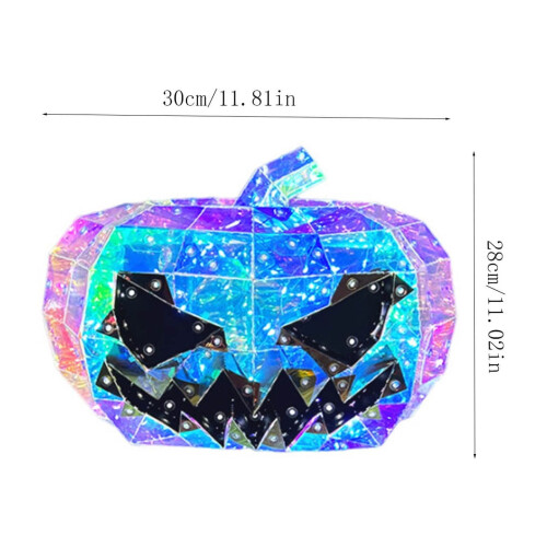 Λάμπα κολοκύθας για το Halloween, 11,02*11,81 ίντσες, Διάταξη σκηνής, Μαγεία, Διακόσμηση, 2
