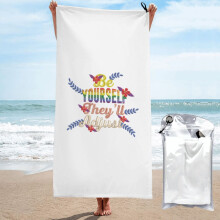 Pride Month – Sei du selbst! Coole LGBTQ-Strandtücher, Mikrofaser-Badetücher, weiche Stranddecken für Paraden, Schwimmen, Yoga – für Frauen