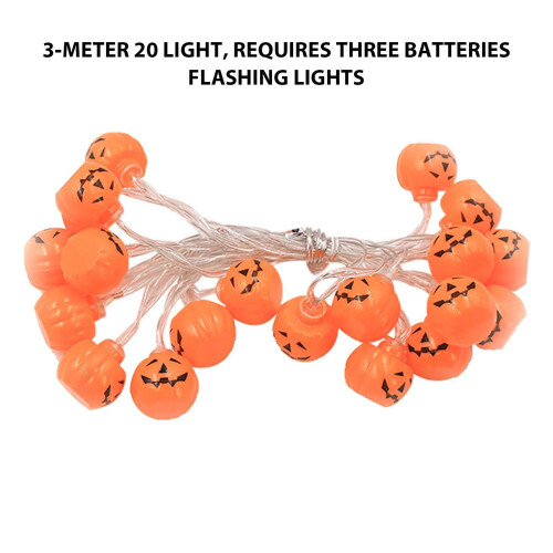 LED Halloween string lights outdoor indoor pumpkin decor