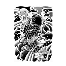 Fruit Juice Herb Temporary Tattoo Sticker Waterproof 1 Pack