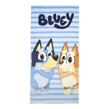 Serviette de bain bleue 70 x 140 cm