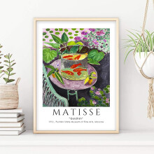 Stampe artistiche da parete AVOI Henri Matisse - Poster astratto su tela con paesaggio, decorazione con opere d'arte della mostra Matisse