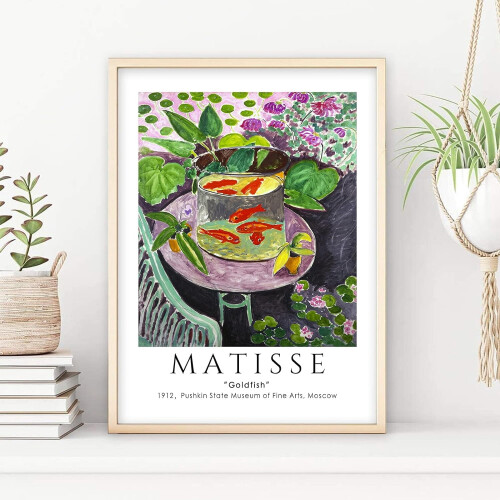 Εκτυπώσεις τοίχου AVOI Henri Matisse - Αφίσα σε καμβά με αφηρημένο τοπίο, διακόσμηση έργων