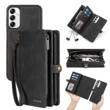 MEGSHI017Series para Samsung Galaxy S24 - Capa de celular carteira magnética destacável em couro, multicolorida, estilo A