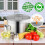 NutriChef stainless steel stockpot 5-quart 6