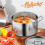 NutriChef stainless steel stockpot 5-quart 7