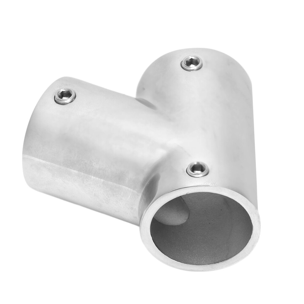 60 3 Way Stainless Handrail Fitting