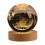 Luminária Noturna Cailmei Calming Stellar Spheres Crystal Ball de 7 cm (2,76 polegadas), com tema de galáxia, Saturno e Sistema Solar, ideal para 2