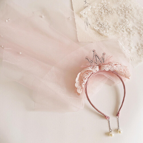 Kids Crown Veil Lightweight