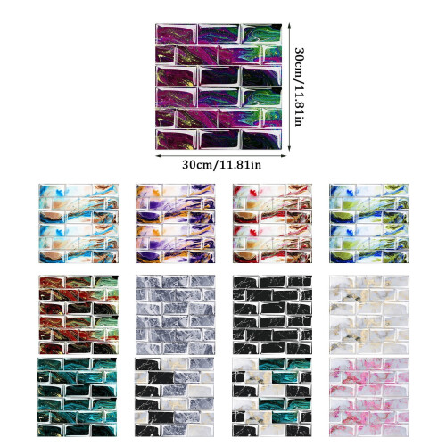 Αυτοκόλλητα πλακιδίων Mosaics Creative3D Διακόσμηση DIY Αυτοκόλλητα τοίχου με πλακάκια 1