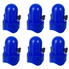 Tappi di plastica blu per pali del trampolino (confezione da 6)