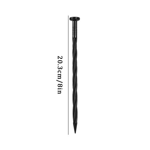 Broca da Série XIUH Tool, pregos de borda de plástico de 8 polegadas, pregos de nylon para borda de jardim (A) 2