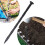 Broca da Série XIUH Tool, pregos de borda de plástico de 8 polegadas, pregos de nylon para borda de jardim (A) 4