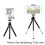 Mini portable tripod aluminum alloy black adjustable 4