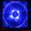 80mm PC case fan RGB dual aperture 7
