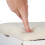 Tabouret panier à linge blanc avec assise coussinée 7