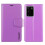Compatível com Samsung Galaxy S20FE - Capa carteira Hanman elegante, azul marinho 4