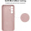Compatível com Samsung A55 5G Capa Protetora de Câmera emborrachada fosca rosa - Rosa 2