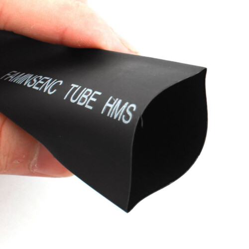 2X30mm2: 1Μαύρος θερμοσυστελλόμενος σωλήνας μόνωσης πολυολεφίνης1M 1