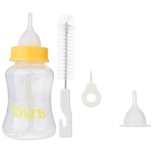 Jacenvly dog milk bottle nursing set yellow 2