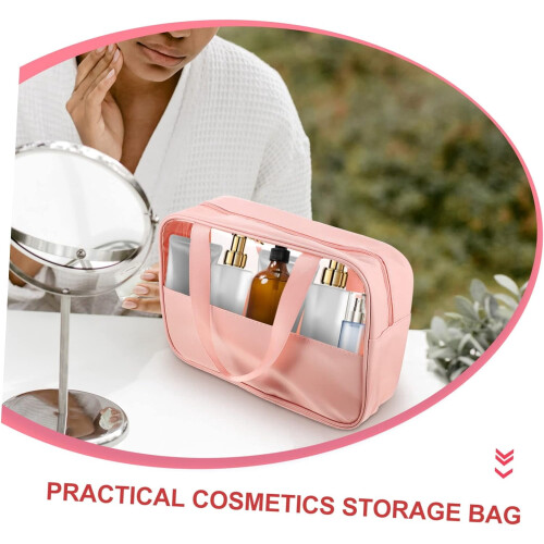 Transparent cosmetic bag set PVC 4-piece 1