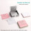 3PCS Sticky Note Stencil Template with Note, Holder Stencil, Line 3