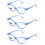 3 ζευγάρια γυναικεία γυαλιά ανάγνωσης Cat eye Clear Blue - Cateye 2